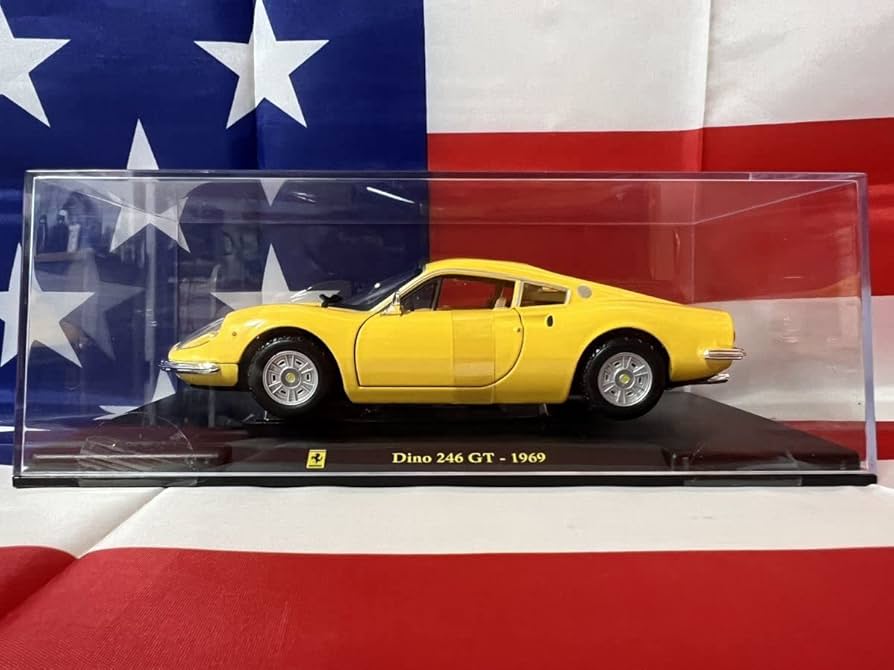 Ferrari Dino 246 GT 1969 イエロー ミニカー